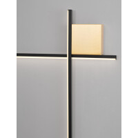 Nova Luce 9006087 CROSS Wandleuchte Schwarz / Gold 6