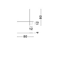 Nova Luce 9006087 CROSS Wandleuchte Schwarz / Gold 7