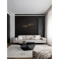 Nova Luce 9006096 KIMA Wandleuchte Schwarz / Gold 2