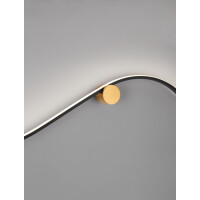 Nova Luce 9006096 KIMA Wandleuchte Schwarz / Gold 4