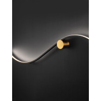 Nova Luce 9006096 KIMA Wandleuchte Schwarz / Gold 7