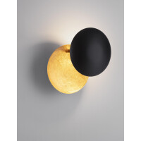 Nova Luce 9006080 SOLEI Wandleuchte Schwarz / Gold 5