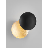 Nova Luce 9006080 SOLEI Wandleuchte Schwarz / Gold 6