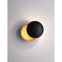 Nova Luce 9006080 SOLEI Wandleuchte Schwarz / Gold 8