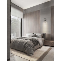 Nova Luce 9088121 LUSA Wandleuchte Nickel/Schwarz 2