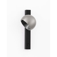 Nova Luce 9088121 LUSA Wandleuchte Nickel/Schwarz 5