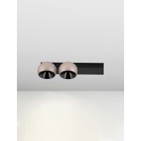 Nova Luce 9088122 LUSA Wandleuchte Champagne/Schwarz 4