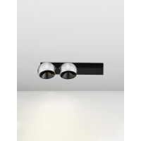 Nova Luce 9088123 LUSA Wandleuchte Nickel/Schwarz 4