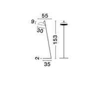 Nova Luce 9006100 FLUTE Stehlampe Schwarz 8