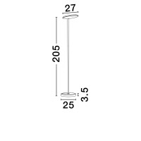 Nova Luce 9002065 NOTOS Stehlampe Weiß 8