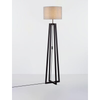 Nova Luce 9001082 ARTIS Stehlampe Schwarz/Grau 4