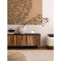 Nova Luce 9001084 KAMEN Tischleuchte Schwarz/Natur 2