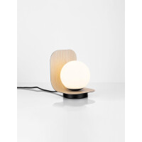 Nova Luce 9001084 KAMEN Tischleuchte Schwarz/Natur 4