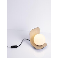 Nova Luce 9001084 KAMEN Tischleuchte Schwarz/Natur 5