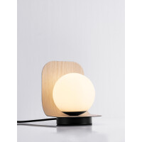 Nova Luce 9001084 KAMEN Tischleuchte Schwarz/Natur 6