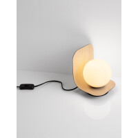 Nova Luce 9001084 KAMEN Tischleuchte Schwarz/Natur 7