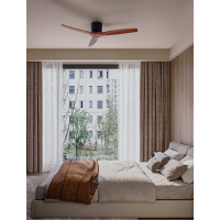Nova Luce 9952373 NINEMIA Ventilator Schwarz/Braun 2