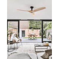 Nova Luce 9953199 ARCADIA Ventilator Schwarz/Braun 2