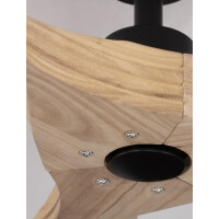 Nova Luce 9953199 ARCADIA Ventilator Schwarz/Braun 6