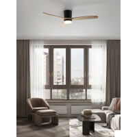 Nova Luce 9952371 ALOA Ventilator Schwarz/Braun 2