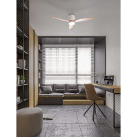 Nova Luce 9952376 ALOA Ventilator Weiß/Braun 2