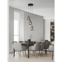 Nova Luce 9416967 ALISH Pendelleuchte Schwarz 2