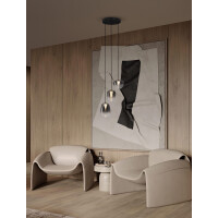 Nova Luce 9009176 OBLO Pendelleuchte Schwarz 2