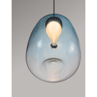 Nova Luce 9009175 OBLO Pendelleuchte Schwarz / Blau 2