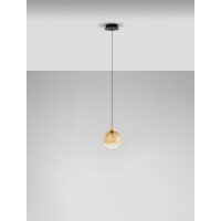 Nova Luce 9416958 ORENDA Pendelleuchte Schwarz & Gold 3