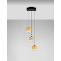 Nova Luce 9416960 ORENDA Pendelleuchte Schwarz & Gold 4
