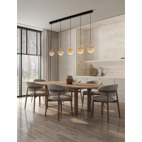 Nova Luce 9416964 ORENDA Pendelleuchte Schwarz & Gold 2
