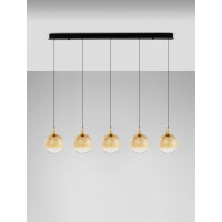 Nova Luce 9416964 ORENDA Pendelleuchte Schwarz & Gold 3