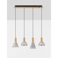 Nova Luce 9236307 VOI Pendelleuchte Gold & Schwarz 4