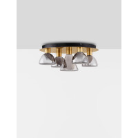 Nova Luce 9236310 VOI Deckenleuchte Gold & Schwarz 3