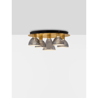 Nova Luce 9236310 VOI Deckenleuchte Gold & Schwarz 4