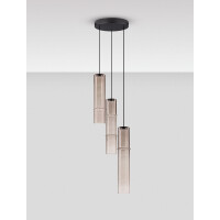 Nova Luce 9009167 SANO Pendelleuchte Schwarz / Mocca 3