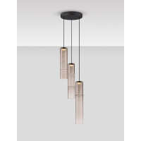 Nova Luce 9009167 SANO Pendelleuchte Schwarz / Mocca 4