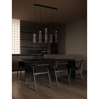 Nova Luce 9009171 SANO Pendelleuchte Schwarz / Mocca 2