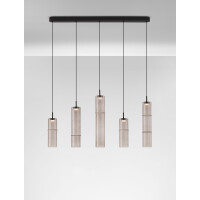Nova Luce 9009171 SANO Pendelleuchte Schwarz / Mocca 4
