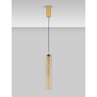 Nova Luce 9009166 SANO Pendelleuchte Gold / Cognac 3