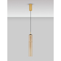 Nova Luce 9009166 SANO Pendelleuchte Gold / Cognac 4