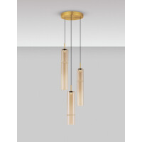 Nova Luce 9009168 SANO Pendelleuchte Gold / Cognac 3
