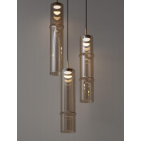 Nova Luce 9009168 SANO Pendelleuchte Gold / Cognac 4