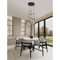 Nova Luce 9009183 ULON Pendelleuchte Schwarz 2