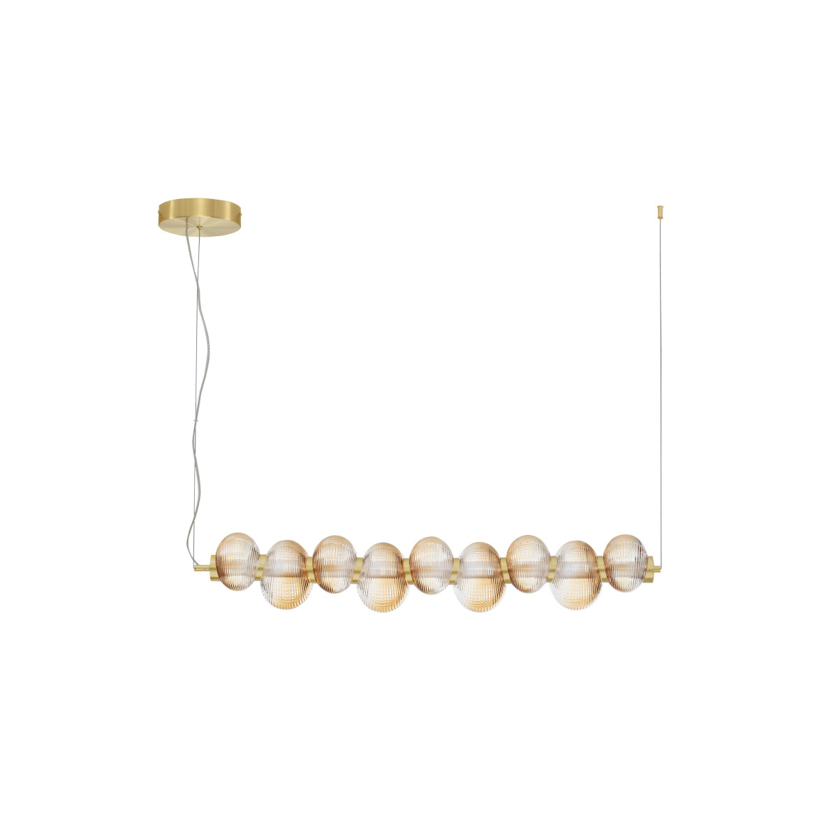 5212017474223 - 9009186 LEDA Pendelleuchte Gold   Amber