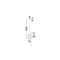Nova Luce 9236313 MAHO Pendelleuchte Gold 6