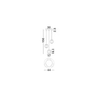 Nova Luce 9236317 ABBACUS Pendelleuchte Schwarz 6