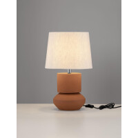 Nova Luce 9001060 IZUMI Tischleuchte Teraccota 4
