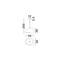 Nova Luce 9002661 AERE Pendelleuchte Weiß 6