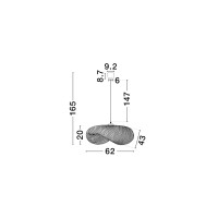 Nova Luce 9586540 ADALINE Pendelleuchte Braun 8